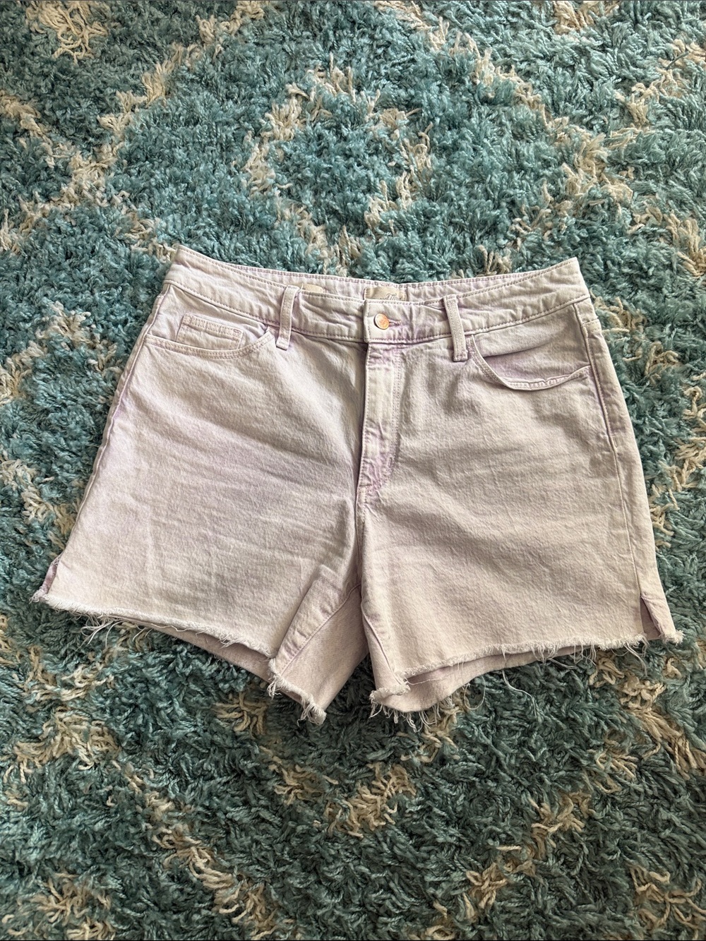 Universal Thread Light Lavender Denim Cutoff Shorts